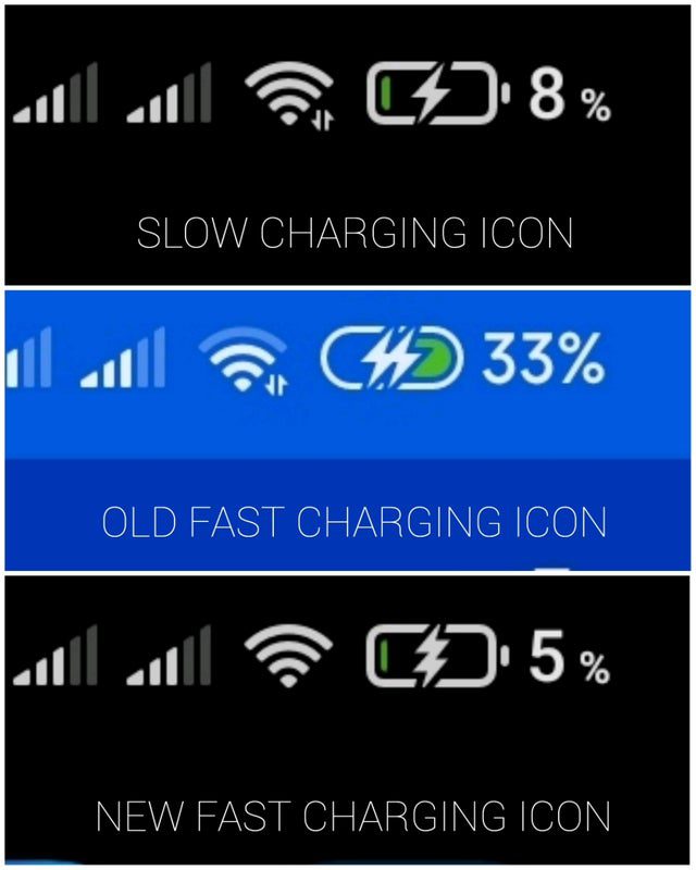 ciri fast charging aktif
