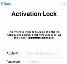 iphone lock icloud